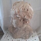 Plaster bust David 1970s