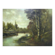 Painting / landscape / barbizon style / oil painting.