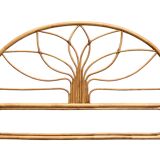 Vintage rattan headboard 1970 140cm