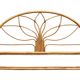 Vintage rattan headboard 1970 140cm