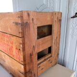 Wooden bottle locker box