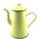 Cafetière émaillée jaune