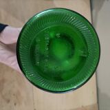 Green retro glass candy box