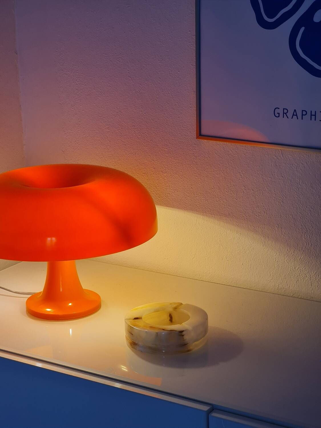 Vintage onyx ashtray/empty pocket