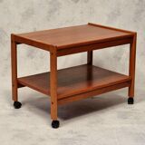 Vintage Scandinavian Rolling Trolley - BRDR Furbo, Spøttrup - Teak - Ca 1960