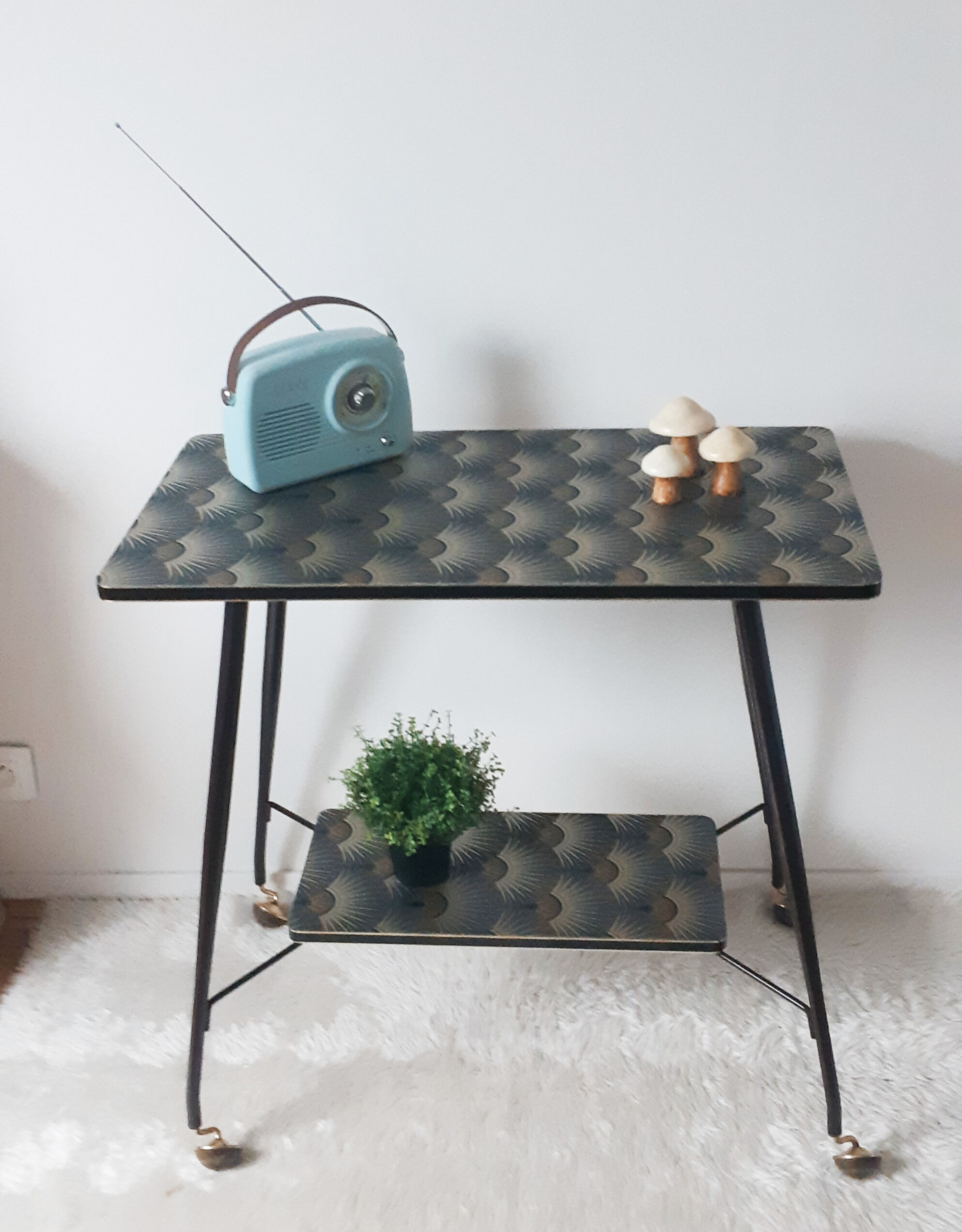 Tv table, side table, restyled console