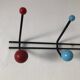 8 hanger hooks balls 66cm vintage 1960