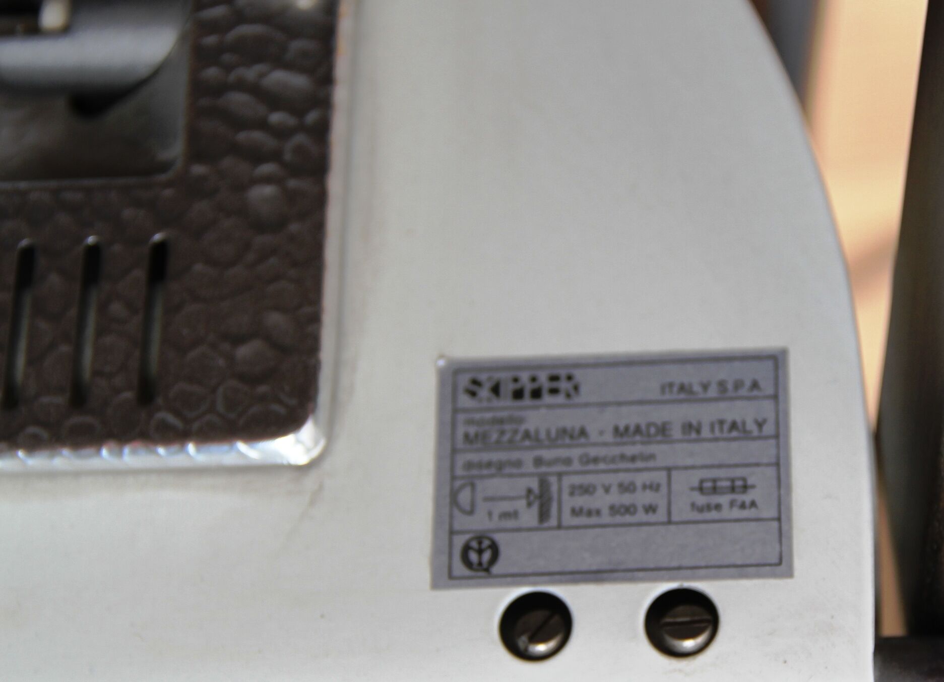 Mezzaluna, bruno gecchelin floor lamp