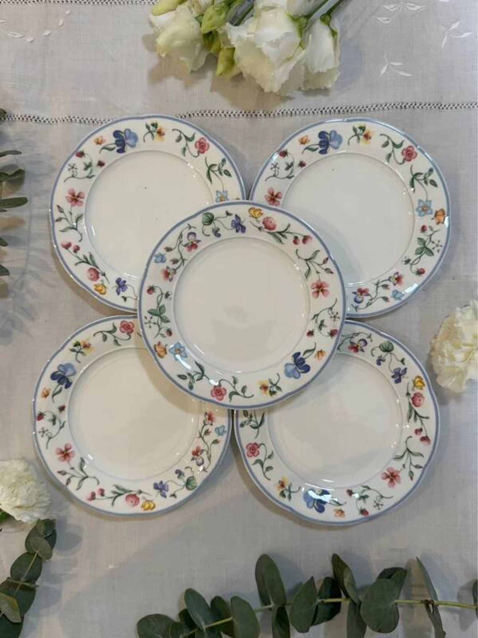 Vintage dessert plates
