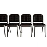 4 Vico Magistretti chairs
