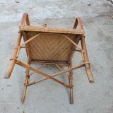 Wicker armchair