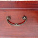 Chinese red lacquered leather trunk from the early 20th century.
