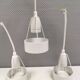 Three hanging lamps by Erik Møller for Louis Poulsen 1980s. Model "Pakhus"