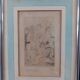 Lot de 2 tableaux encadrant des lithographies de Marie Laurencin