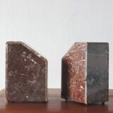 Art Deco French Marble Bookends, 1930s, Set of 2