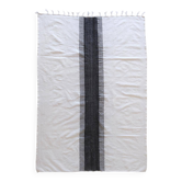 Tapis Kilim Noir et Blanc - 303 x 205 cm