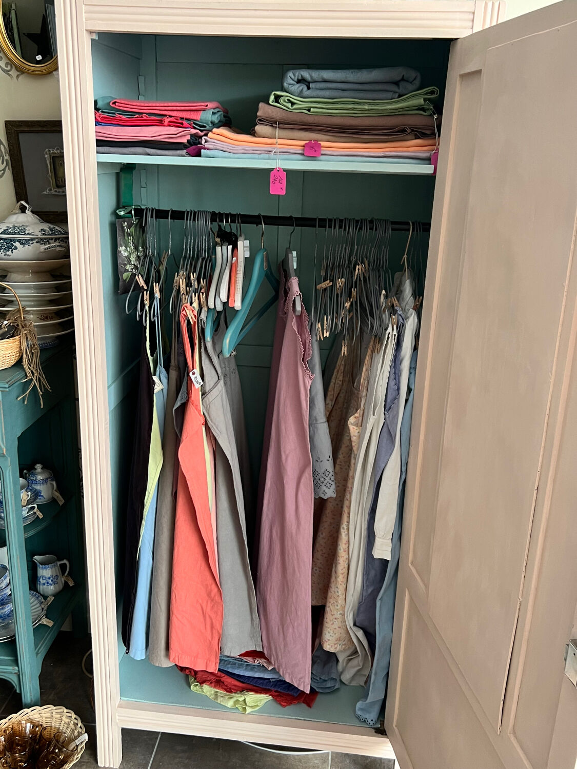 Small Parisian wardrobe with mirror