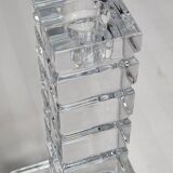 Crystal candle holder, Saint-Louis design Jean Sala