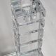 Crystal candle holder, Saint-Louis design Jean Sala