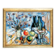 Original expressionist composition by Jean Ducasse. France, year 1950