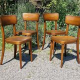 4 Horgen-Glaris bistro chairs from the 1950s