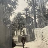 Old photograph, silver print, Morocco, 1950