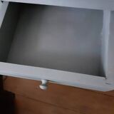 Vintage gray Parisian sideboard