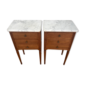 Pair de chevets style Louis XVI