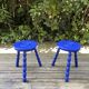Pair of twisted stools or tables
