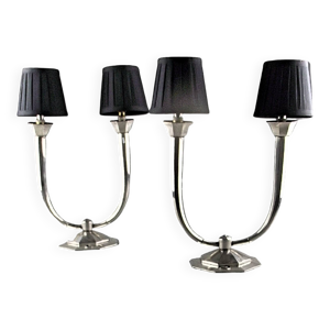 Paire de lampes Art Deco