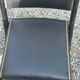Set of 6 folding chairs, 70s design, 3 leather, 3 moleskin