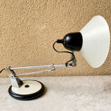 Aluminor articulated desk lamp France vintage 70s