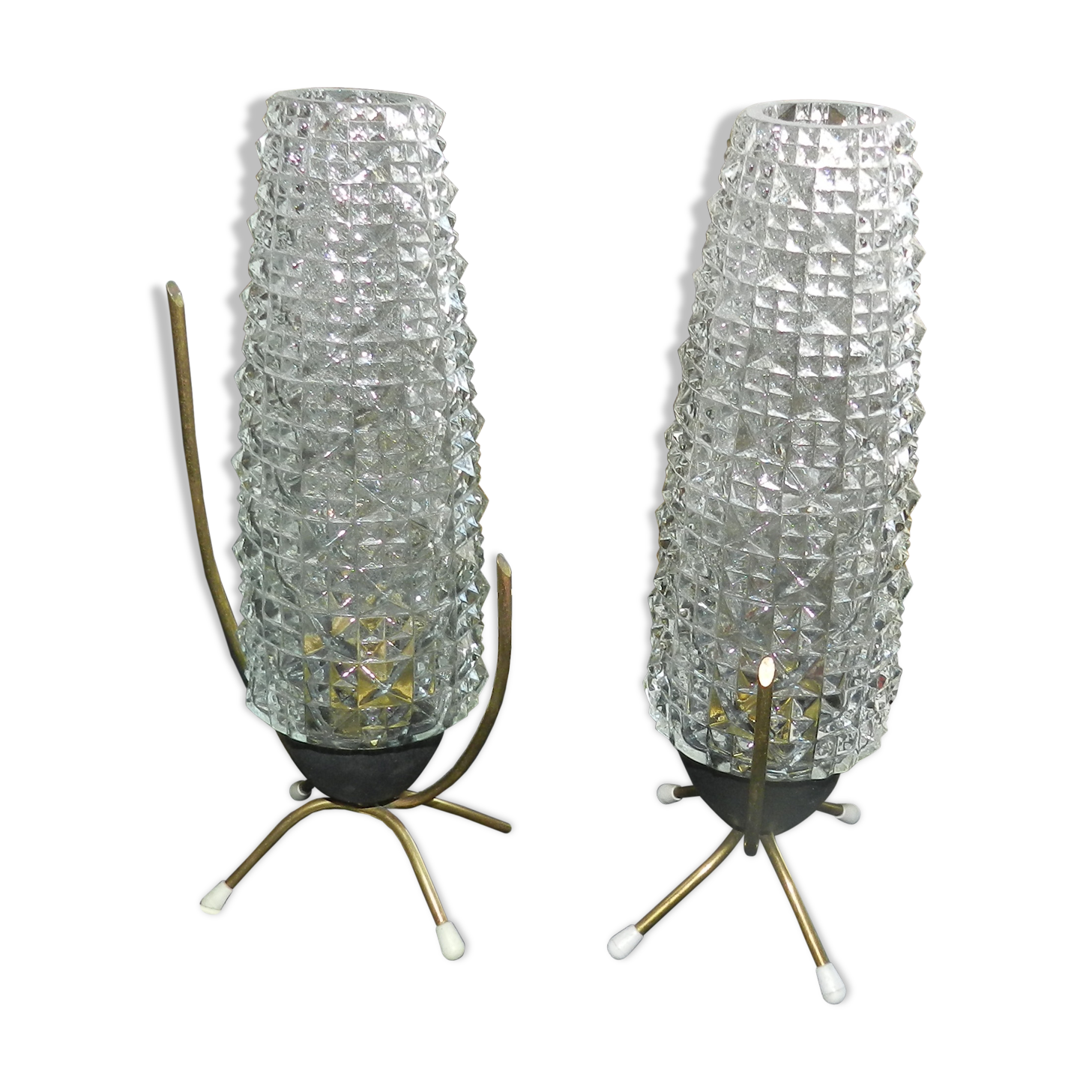 Pair of bedside lamps