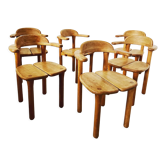 Lot 6 old chairs 70s Rainer Daumiller