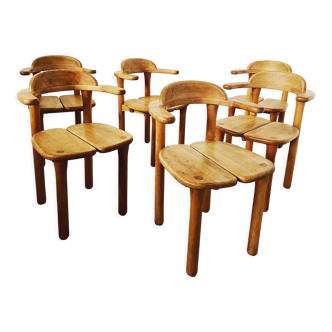 Lot 6 old chairs 70s Rainer Daumiller