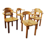 Lot 6 old chairs 70s Rainer Daumiller