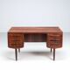 J. Svendstrup writing desk in rosewood A.P. Mobler Denmark 1960