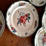 Set of 6 flat plates Villeroy and Boch 1562