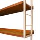 Mid Century Teak Wall Shelving Unit, Spain, 1950s