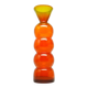 Vase bonhomme de neige, postmodernisme, verre, conçu par K. Krawczyk, Pologne, années 1970