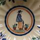 Signed Breton decor bowl