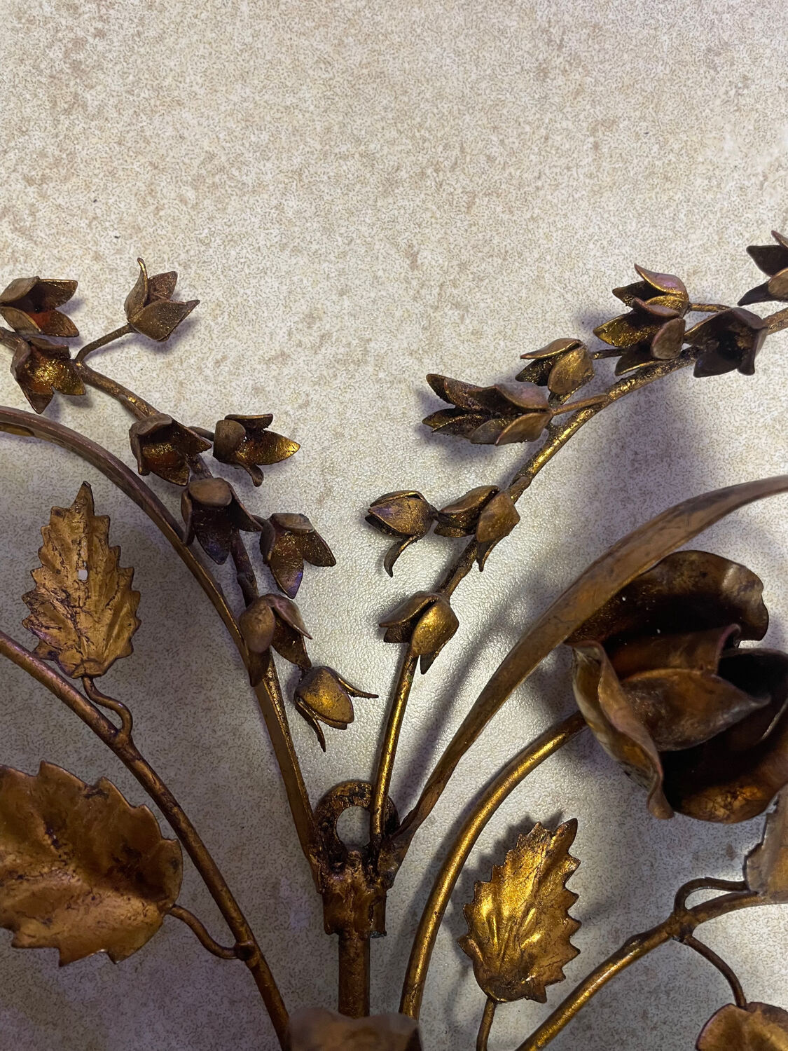 Wall light in the style of Hans Kögl, mid-20th century.