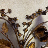 Wall light in the style of Hans Kögl, mid-20th century.