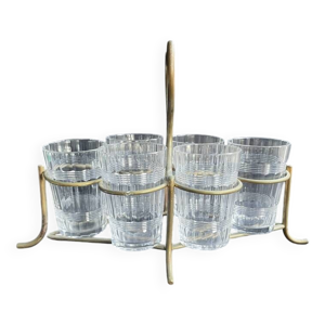 Service de 6 verres à - liqueur