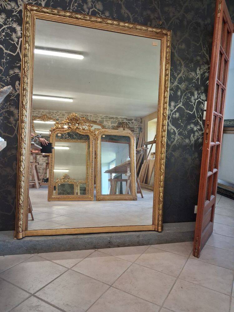 19th century mirror 180x126
