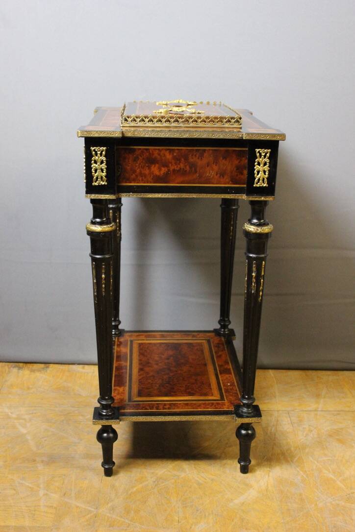Napoleon III Period Planter In 19th Century Marquetry