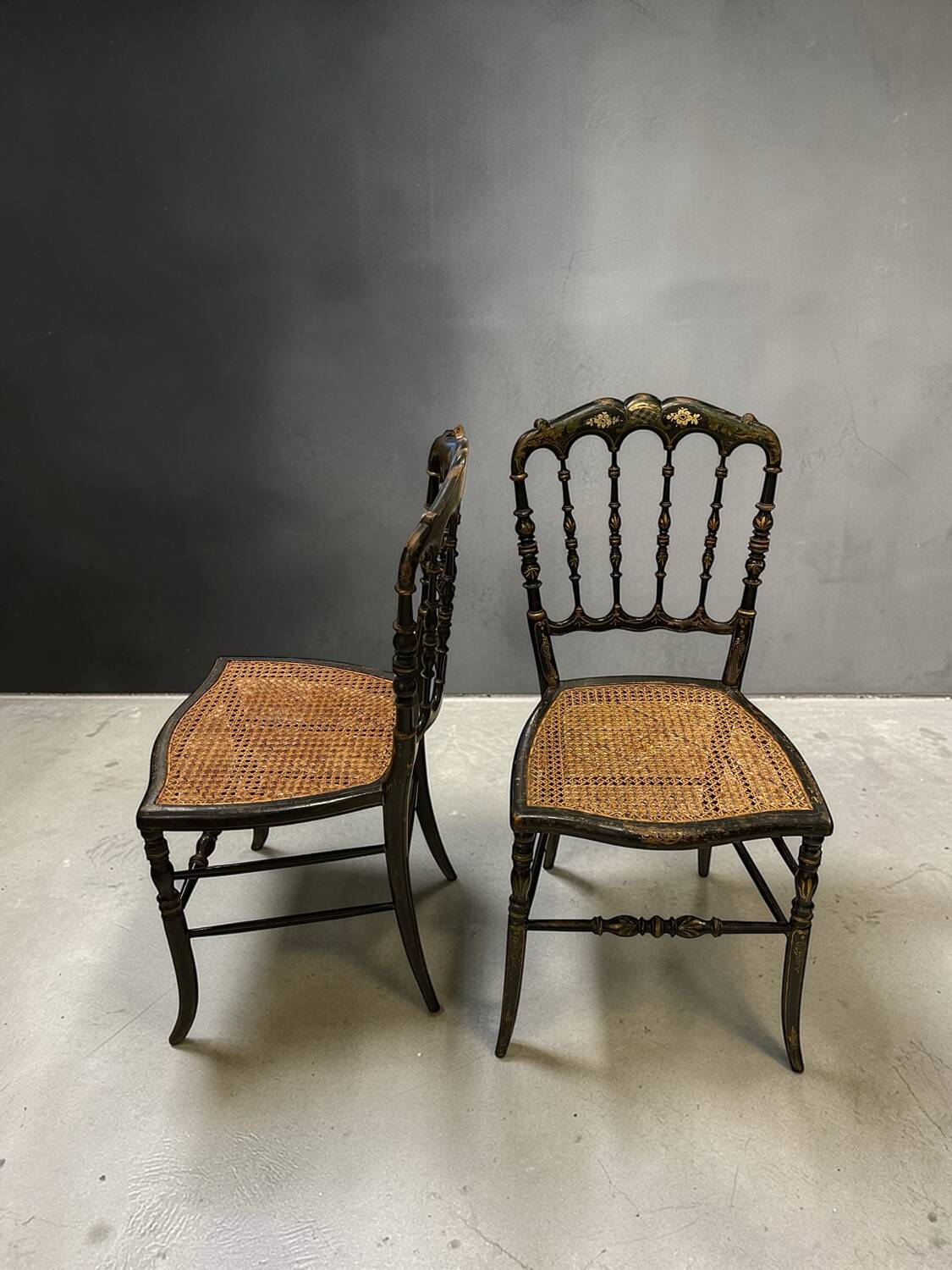 Pair of Napoleon III chairs