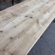 Very large farmhouse table 300 cm in fir from 1900, natural raw wood brewery.
