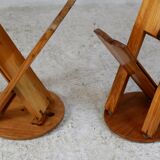 Pair of stools, Adrian Reed, Suzy model, circa 1970