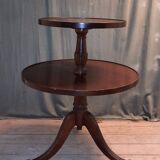 Round server with 2 trays